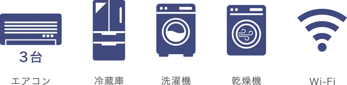 家電付き